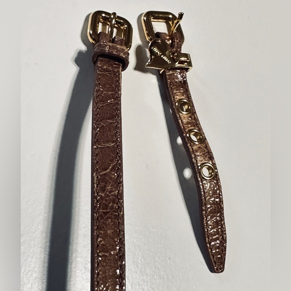 Authentic miu miu heart bracelet leather - Picture 12 of 14